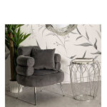Πολυθρόνα με Μαξιλάρι SILVERY PLUS